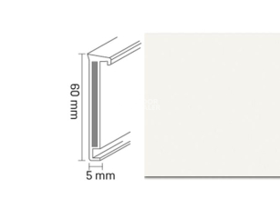 Плинтус Dollken TS60 Life 1013 (5012/117) Белый фото 1 | FLOORDEALER